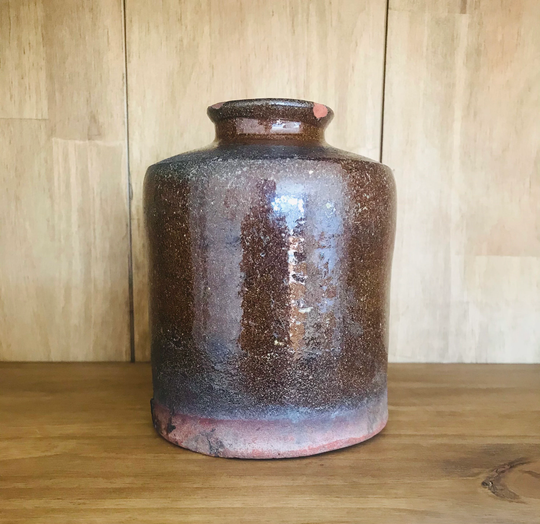 Lovely Vintage Salt Glazed Stoneware Bottle