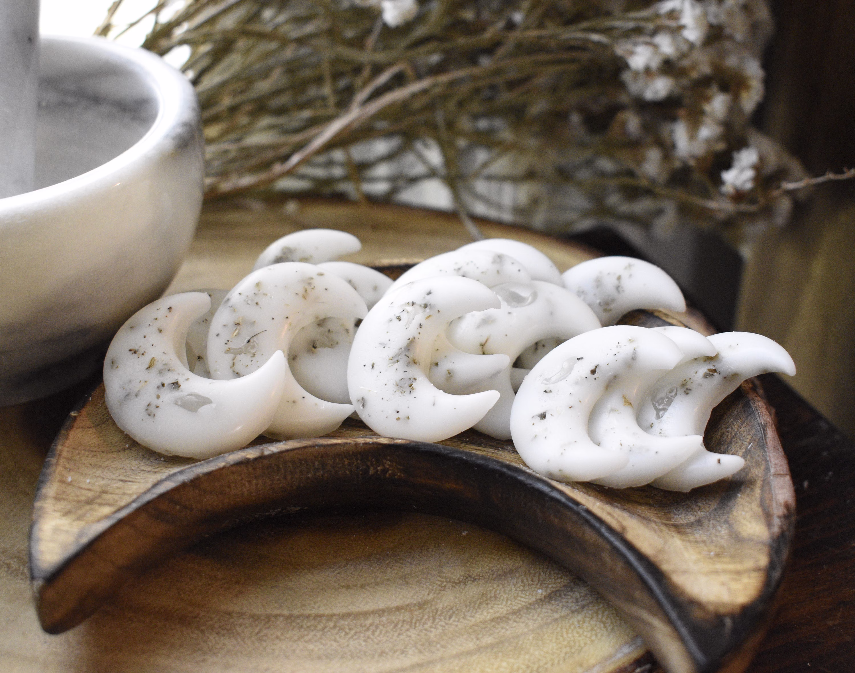 Alchemist's Lab | Cleansing Intention Wax Melts Botanical Crystal Spell Witchy Cottagecore