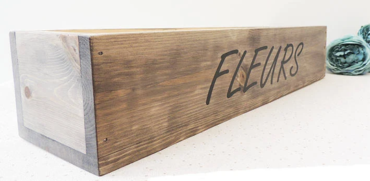 Wood Planters, Herb Window Box, Wooden Plant Pot, Indoor Garden, Grow Your Own, Gift For Her, Gardener Gift, Mothers Day