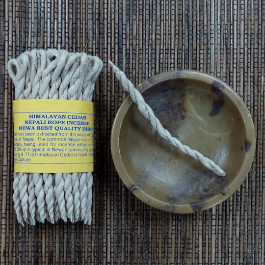 Nepali Incense Ropes ~ Aromatic Festive Tones Cedar , Sandalwood, Cinnamon & Cloves Herbs Found in The Himalayas Free Shipping UK