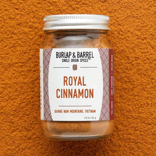 Burlap & Barrel Spice Estate Grown Royal Cinnamon Ground Jar | Vietnam