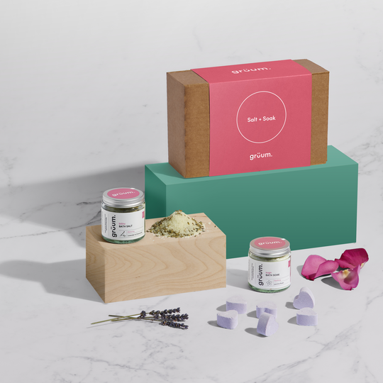 Relaxing Salt And Soak Bath Gift Set