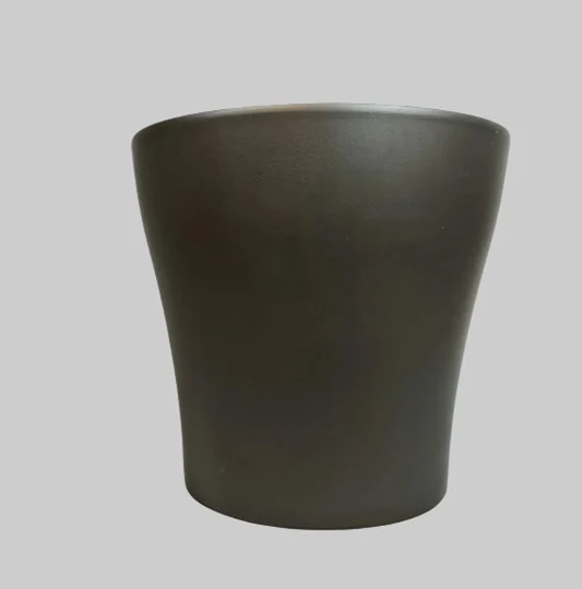 xxl Anthracite Ceramic Planter/House Plant Pot 31cm 12Inch Wide - Takes 29cm Pot