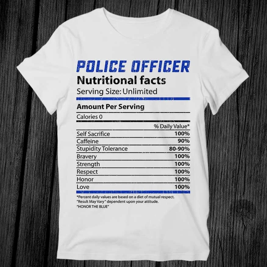 Police Officer Veteran Cop Sheriff Retirement Medicine T Shirt Unisex Adult Mens Womens Gift Cool Music Fashion Top Vintage Retro Tee G347