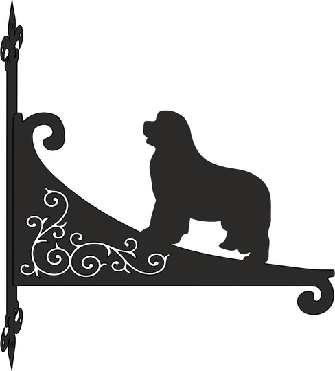 Newfoundland Ornamental Scroll Hanging Bracket