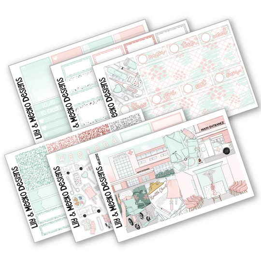 Medicine | Weekly Vertical Sticker Planner Kit Michaels Recollections Pp Happy 1.5