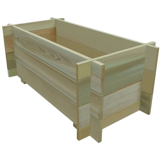 Garden Raised Vegetable Bed fsc Impregnated Pinewood 80 cm VD27698 - Hommoo