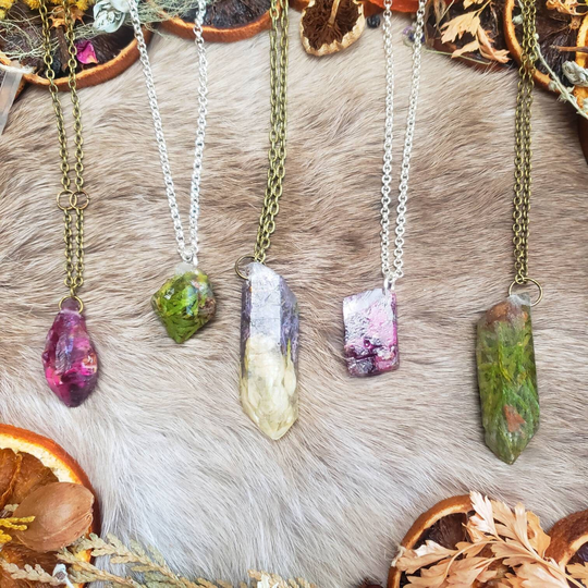Single Herb Chained Necklaces