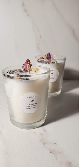 Self-Love Unscented Soy Votive Candle