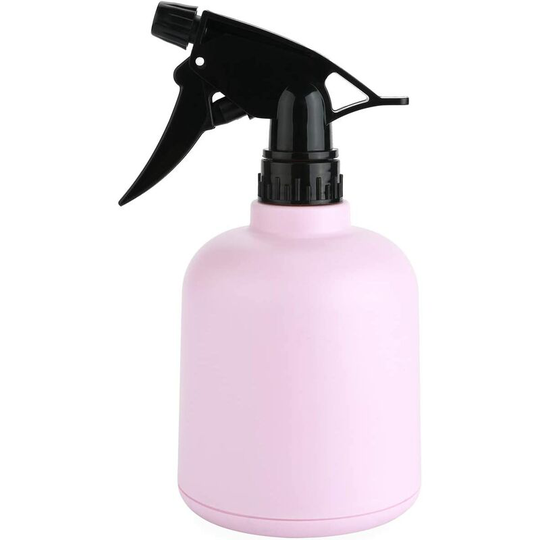 600ML Fine Mist Sprayer with Top Pump Trigger, Indoor Plant Watering Can, Water Sprayer for Flower Plants, Herbs, Home Garden (Pink)