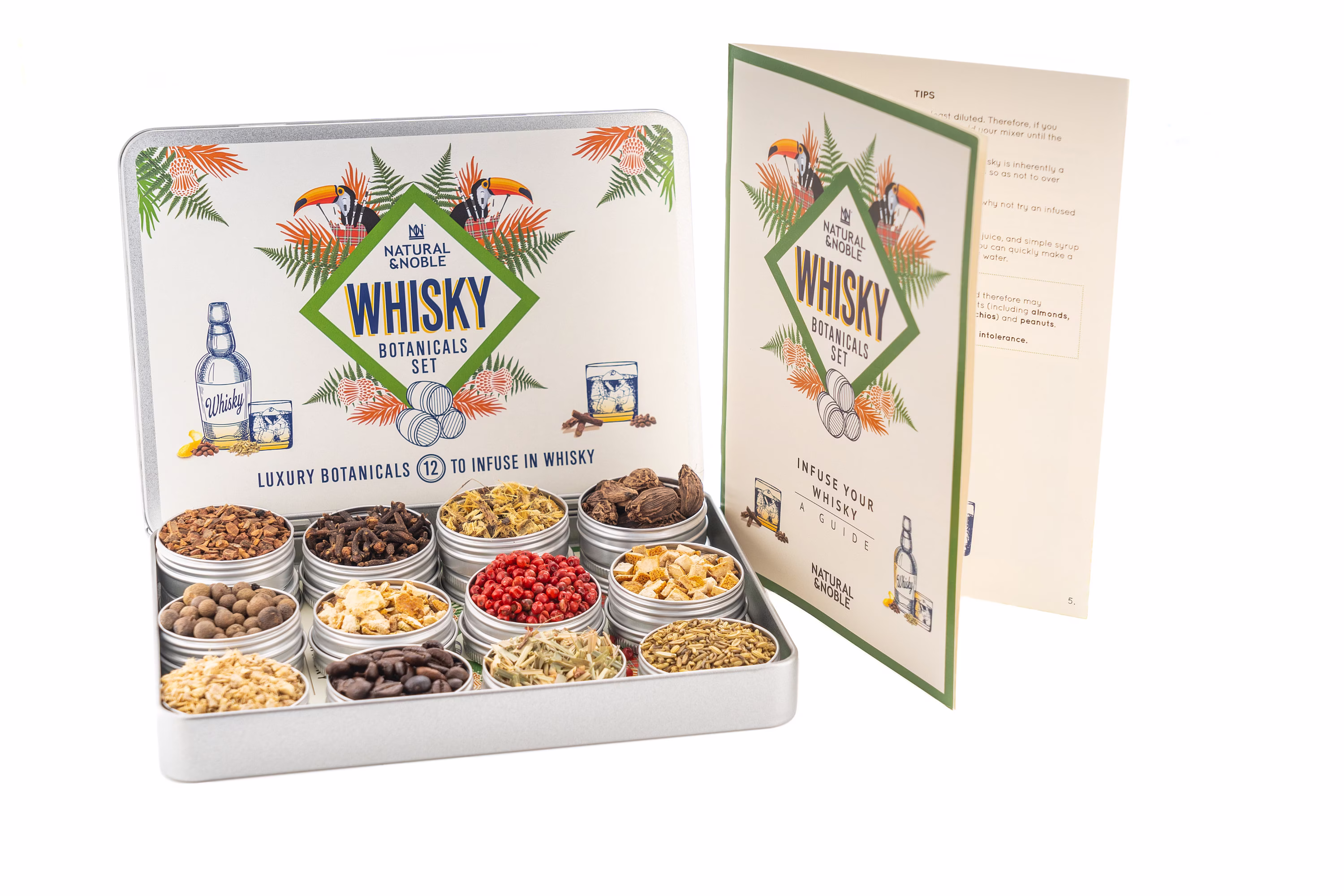 Whisky Infusion Gift Set. 12 Spices & Botanicals For Infusing Whisky. Ideal Lovers