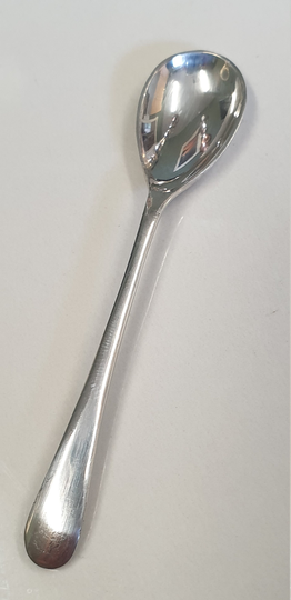 Antique Silver Plate Small Salt Spoon