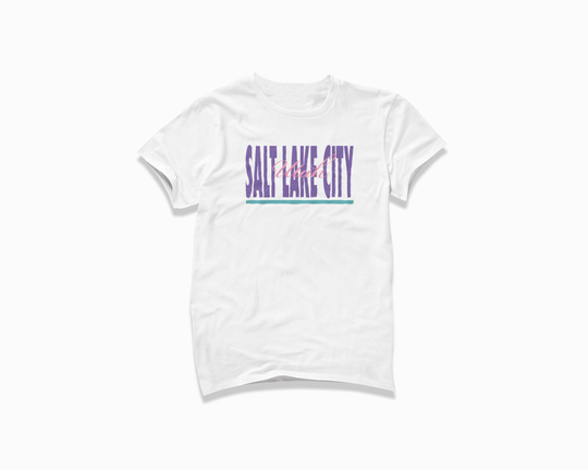 Salt Lake City Signature Shirt Utah T-Shirt/Retro Style T Shirt Vintage Inspired Short Sleeve Tee