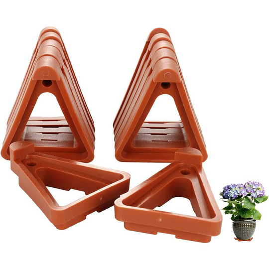12 Pack Planter Stands for Invisible Planter Pots, Planter Pot Risers Indoor or Outdoor, Perfect for