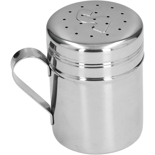 Salt Shaker, Spice Dispenser Convenient Handle Stainless Steel Spice Shaker for Household bbq Traveling