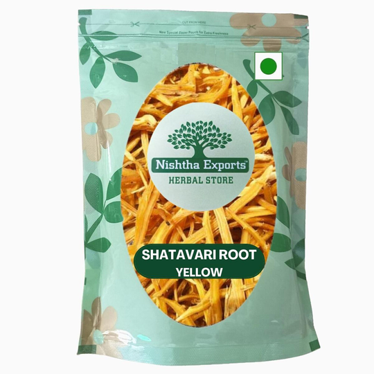 Shatavari Root Yellow-Asparagus Racemosus-Raw Herbs-Sitawar Jad Pili-Jadi Booti-Single Herbs