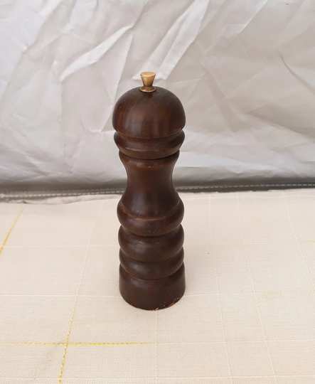Pepper Mill, Rustic Wooden Pepper Grinder Old Grinder, Hand Mechanical Salt Mill, Grinder