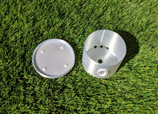 Personalized 3D Printed Planter Pot/Seedling Starter With Saucer