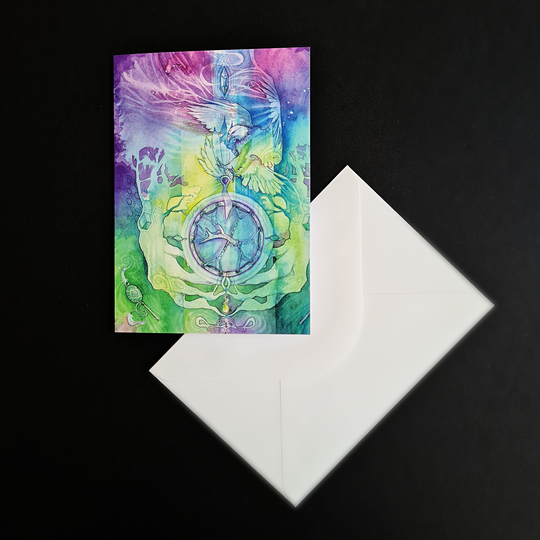 Eagle Spirit Shamanic Greeting Card