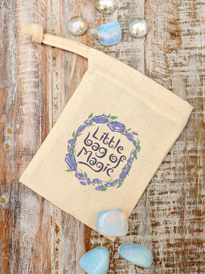 Little Bag Of Magic Small Cream Crystal