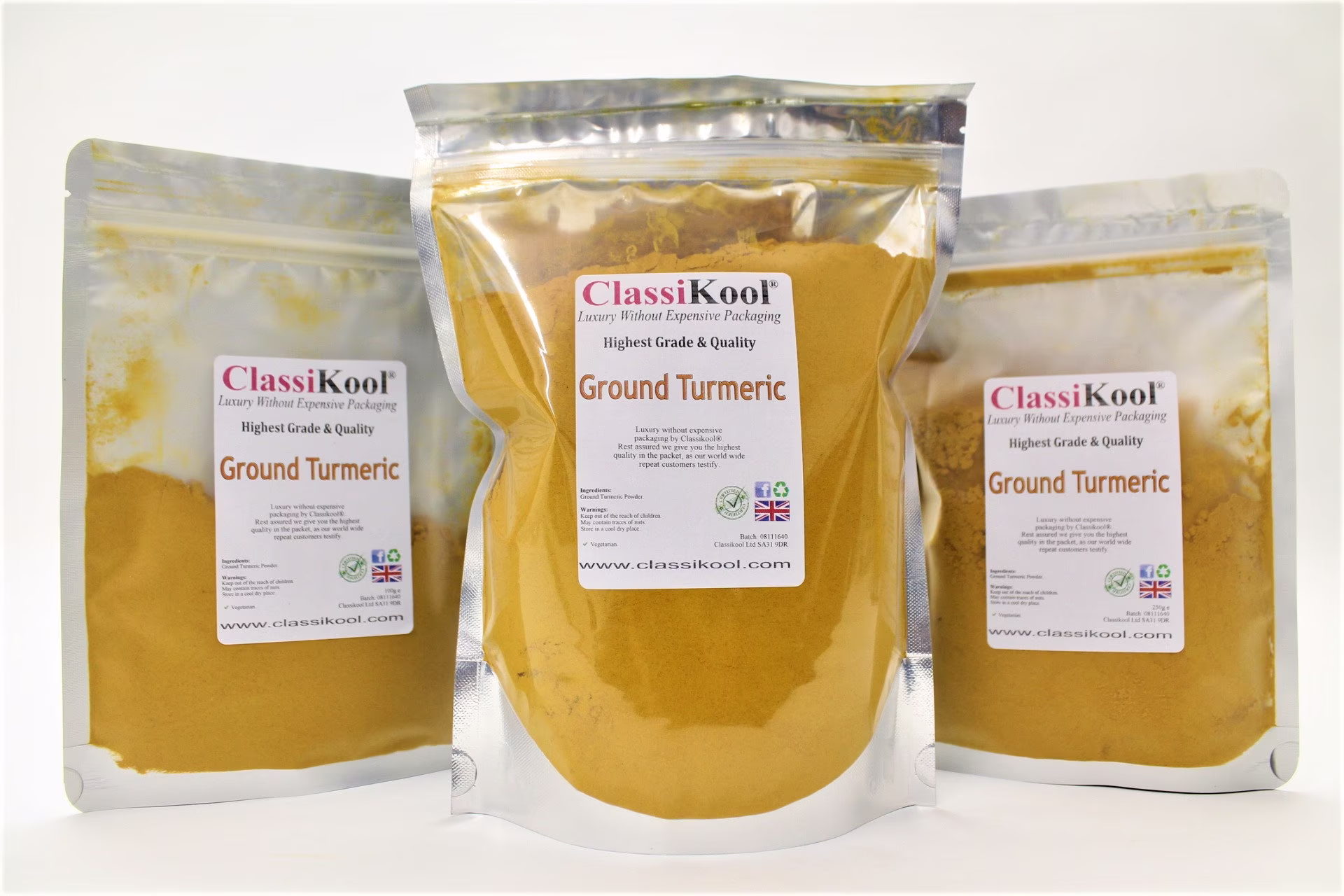 Classikool Ground Turmeric Spice Seasoning For Cooking Rice & Curry