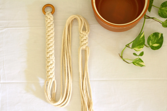 Macrame Plant Hanger | Christmas Gift Boho Wall Hanging Planter Pot Holder Home Decor