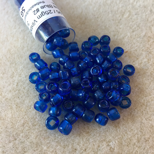 Aqua Blue #2 - 3mm Vintage Venetian Seed Beads 25Gm