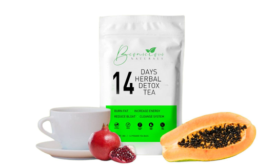 Full Body Detox(Release Waste & Harmul ToxinsCleansing Tea, Cleanse Tea, Bloating Tea, Fatburner, Mucus Tea