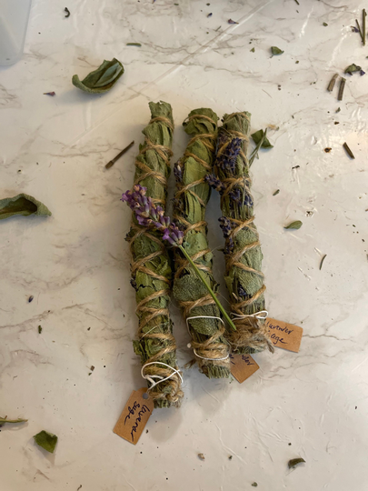 Lavender Sage Smoke Cleansing Smudge