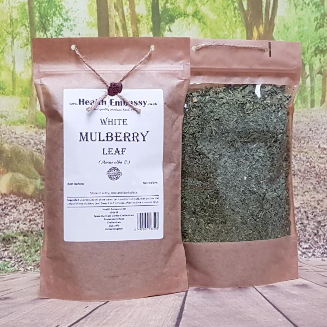 White Mulberry Leaf Tea | Morus Alba L Health Embassy 100% Natural