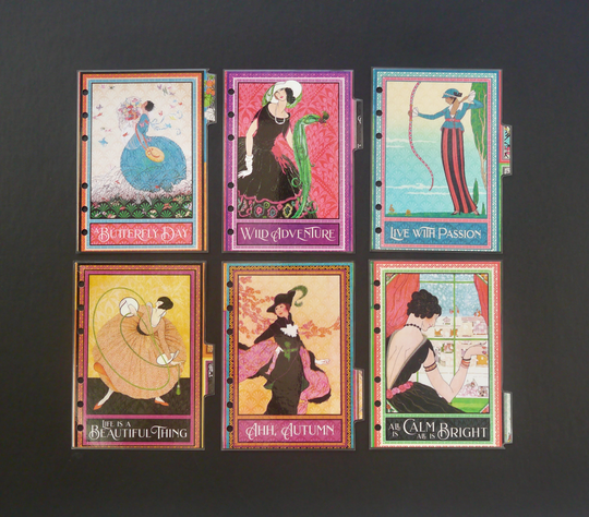 A6 - Double Sided Laminated Dividers "Live Each Season As It Passes