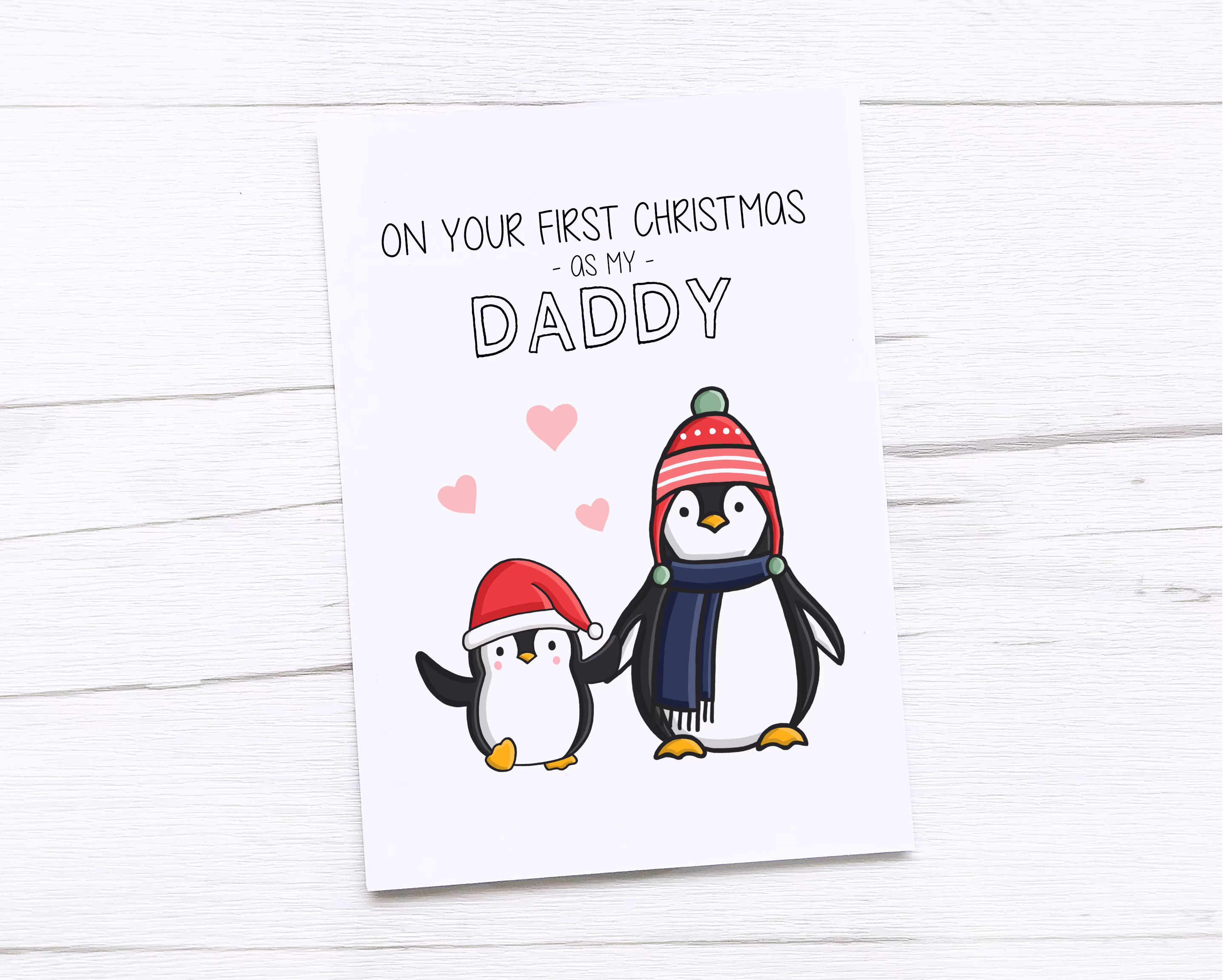 Happy Christmas Card | Merry First As A Dad
