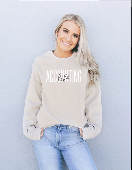 Accountant Sweatshirt, Life Shirt, Accounting Teacher, Tax Gift, Graduation, Accountant, Season