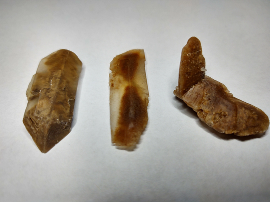 Hourglass Sand Selenite Crystal Set Salt Plains Oklahoma 3 One Of A Kind Crystals Atlantis Vibration