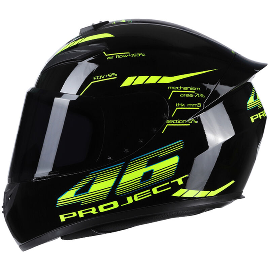 Motorcycle Helmet Full Face Rapid Street Helmet Unisex Adult Cool Rider Equipment Four Seasons New Street Touring Motorcycle Helmet Style a Size