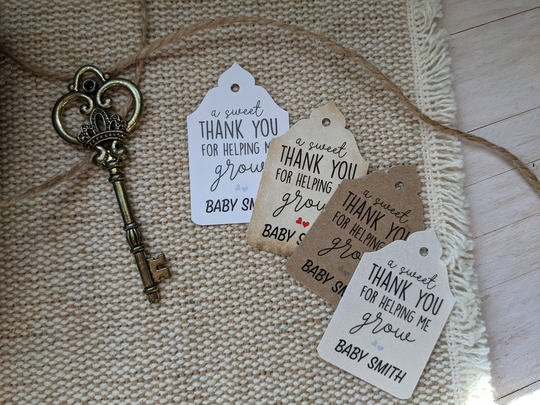 Thank You For Helping Me Grow. Succulent Favor Tag. You Tag