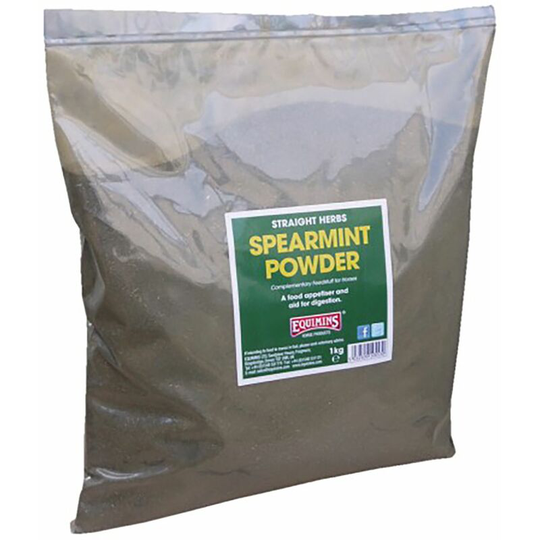 Straight Herbs Spearmint Powder - 1 Kg Bag - 553 - Equimins