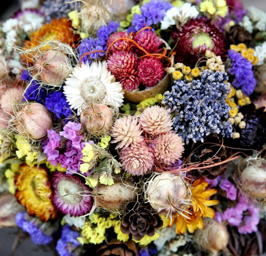 Flower Mix For Dry Bouquets 500 Seeds, Non Gmo, Fresh, Easy To Grow