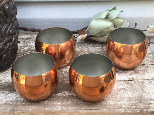 Coppercraft Guild Roly Poly Cups - Set Of 4