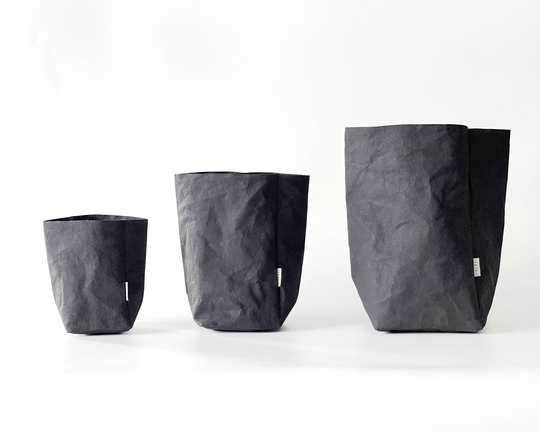 Washable Paper Storage Pot, Kraft Bags