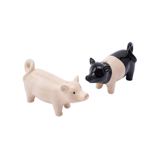 Pig Salt And Pepper Shakers In Gift Box