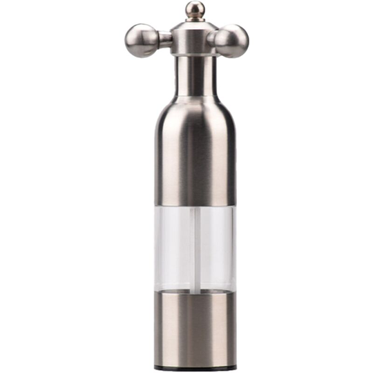 Pepper Grinder Salt Shaker, Kitchen Stainless Steel Salt Pepper Grinders Hand-Made Adjustable small