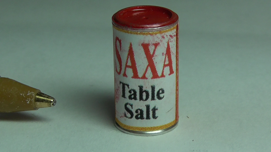 12Th Scale Doll House Tin Of Saxa Salt Lpt9