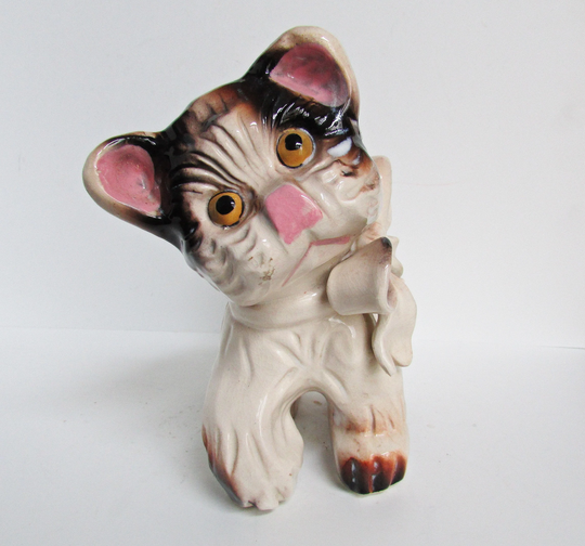 Adorable Vintage Cat Kitten Planter