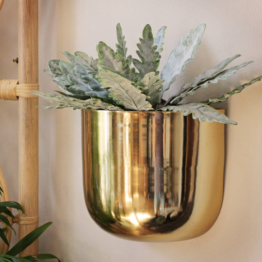 Gold Wall Planter
