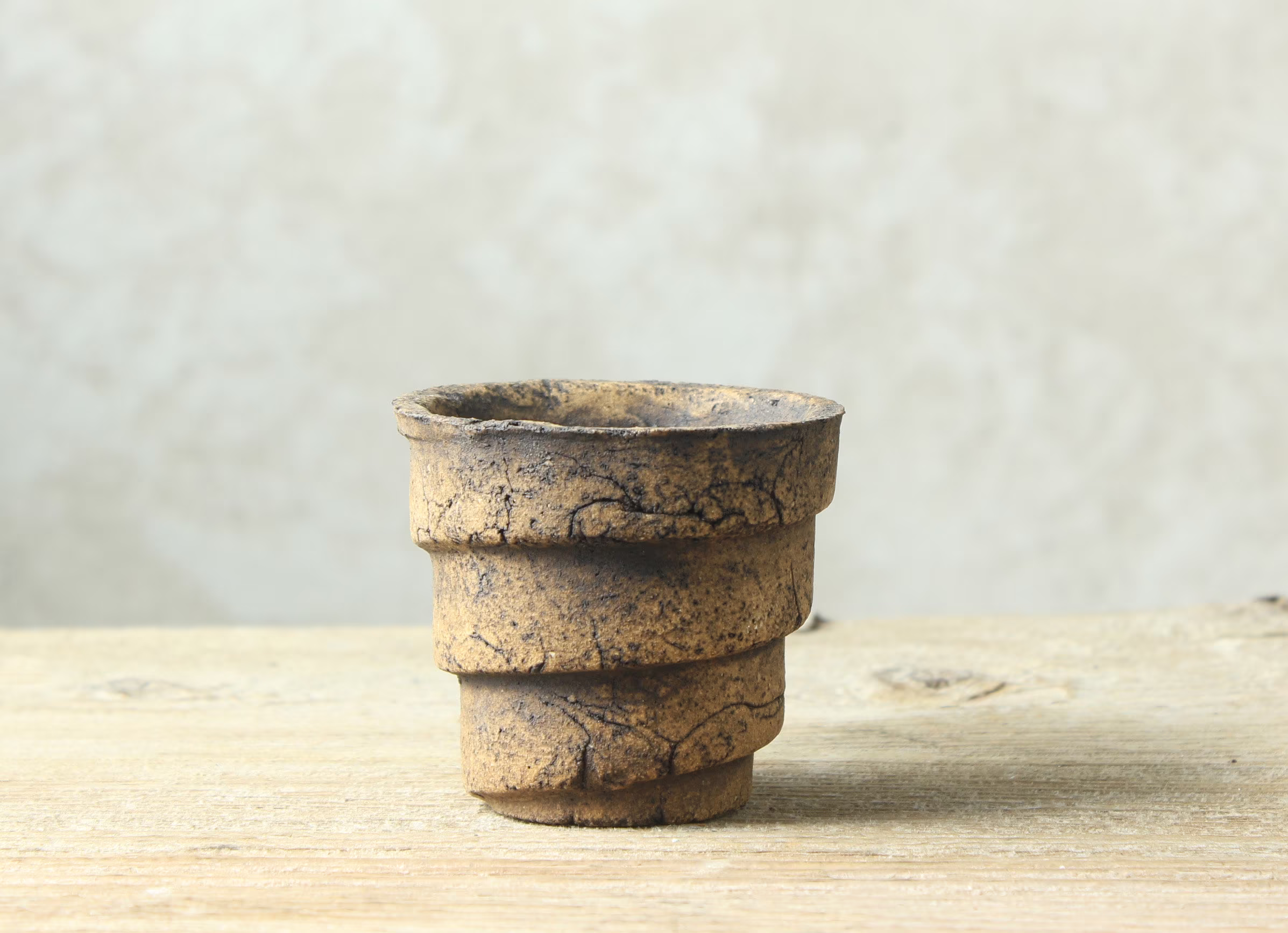 Ceramic Flowerpot. Ziggurat Model