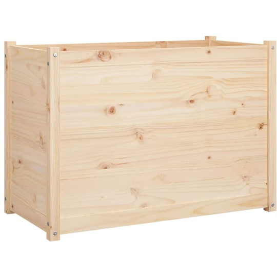 Vidaxl - Garden Planter 100x50x70 cm Solid Pinewood Brown