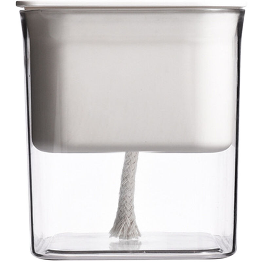Self Watering Planter Flower Pot Transparent Decorative Indoor House Plants Planter for All Plants Herbs Succulents Flowers white