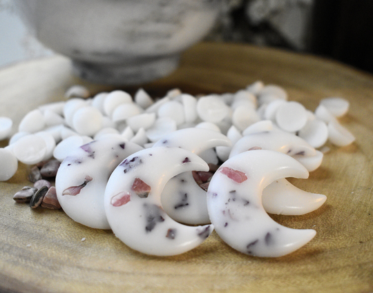 Winter Sidhe | Intention Wax Melts Self Love Botanical Crystal Herbal Strong Scented