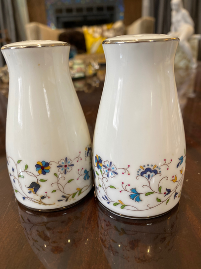 Vintage Noritake Sri Lanka Salt & Pepper Shakers #65